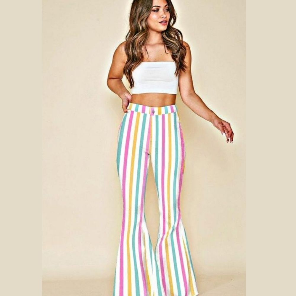 COPY - Pinstripe Denim Pants
